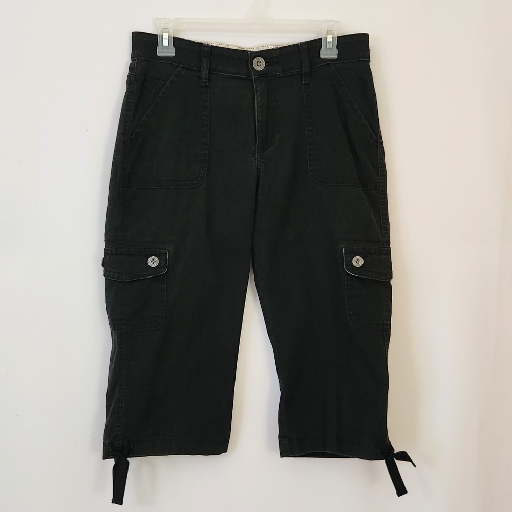 1Vintage Lee Brand Cargo Capris Womens Size 6p